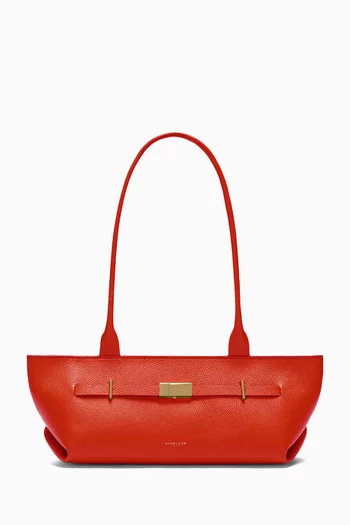 The New York Shoulder Bag in Grained Leather