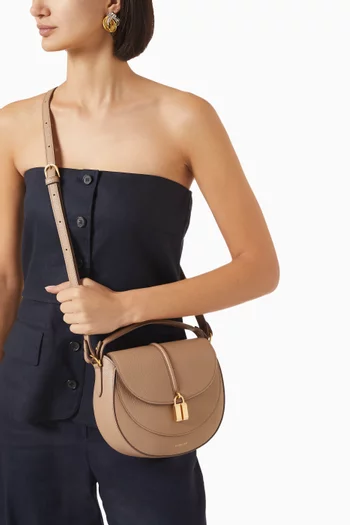 The Siena Saddle Bag in Grain Leather