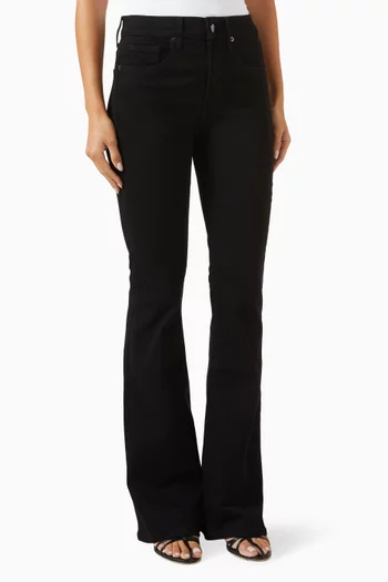 Beverly High-rise Skinny Flared Jeans