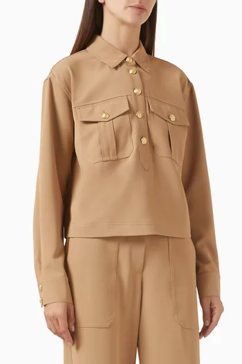 Colvin Top in Stretch Blend