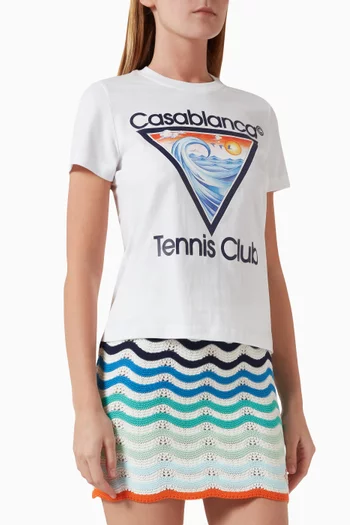 Tennis Club Icon T-shirt in Cotton