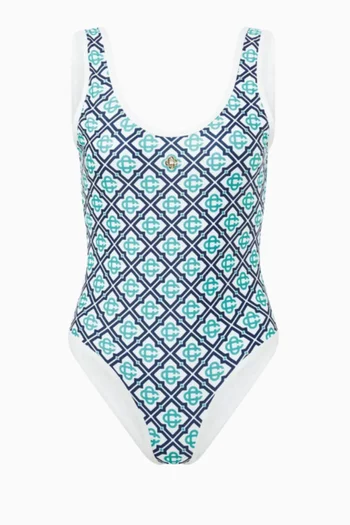 Monogram One-piece Swimsuit
