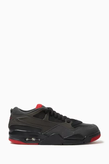 Air Jordan 4 RM Sneakers in Leather & Mesh