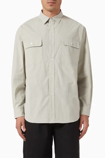 Work Shirt in Cotton Chambray