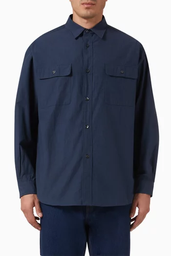 Work Shirt in Cotton Chambray