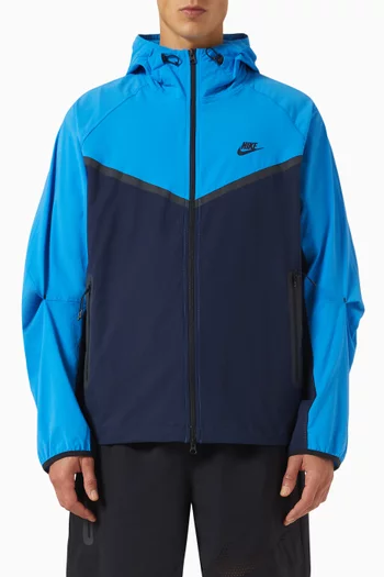 Tech Windrunner Jacket in Stretch Nylon