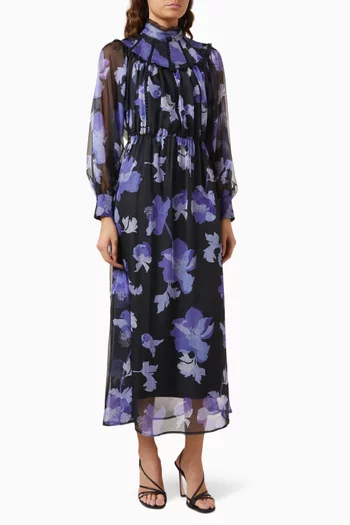 Floral Print Midi Dress