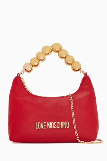 Mini Shoulder Bag in Faux Leather