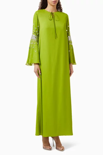 Zenobia Crystal-embellished Maxi Dress