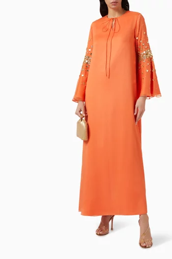 Zenobia Crystal-embellished Maxi Dress