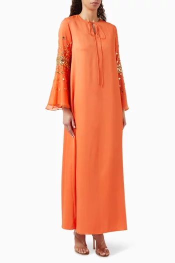 Zenobia Crystal-embellished Maxi Dress
