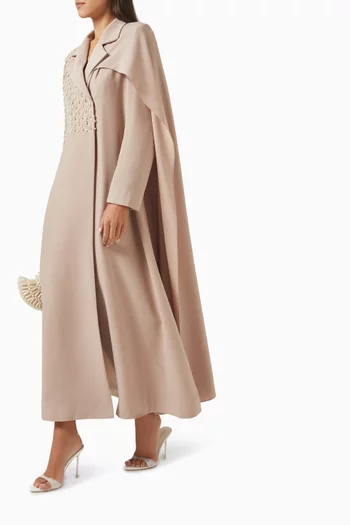 Embellished Tassel Cape Abaya