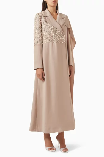 Embellished Tassel Cape Abaya