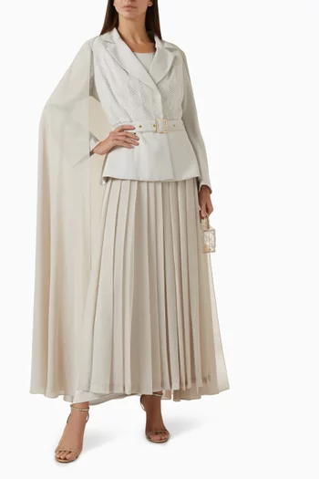 Embellished 2-piece Abaya Set