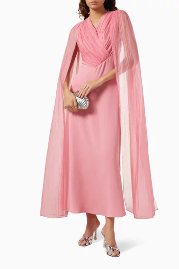 Draped Maxi Dress
