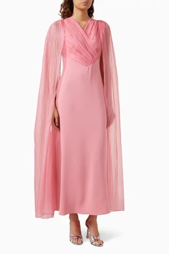 Draped Maxi Dress