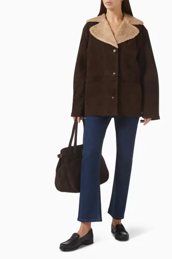 Veda Luca Jacket in Suede