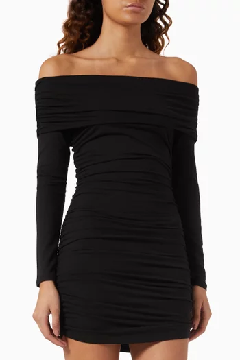 Brooks Knit Mini Dress in Stretchy-jersey