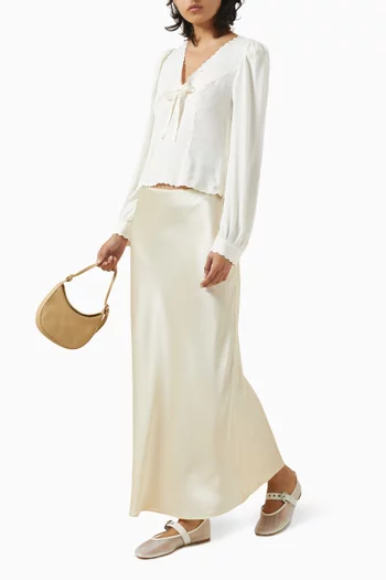 Vivia Top in Viscose Crepe