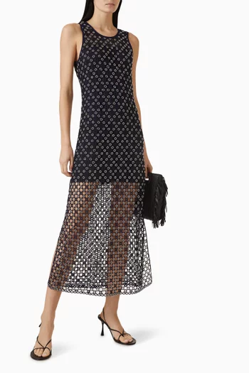 Embellished Knit Maxi Dress