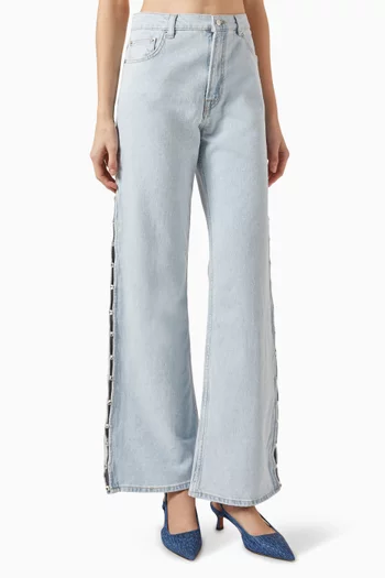 Perlina Flared Jeans in Denim