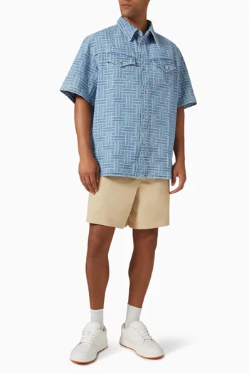 Weave Shirt in Denim