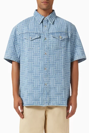 Weave Shirt in Denim