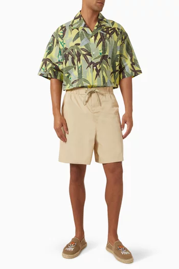 Drawstring Shorts in Cotton Ripstop