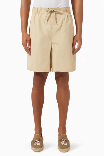 Drawstring Shorts in Cotton Ripstop