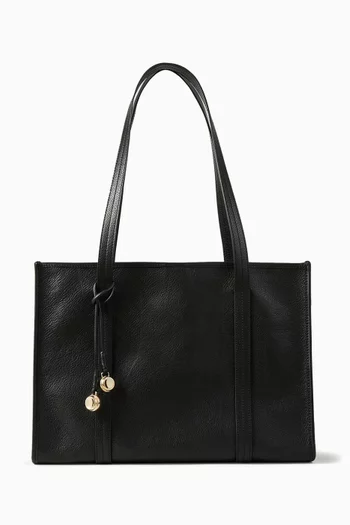 حقيبة يد جلد بارز الملمس