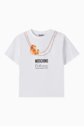 Colazione Logo-print T-shirt in Cotton