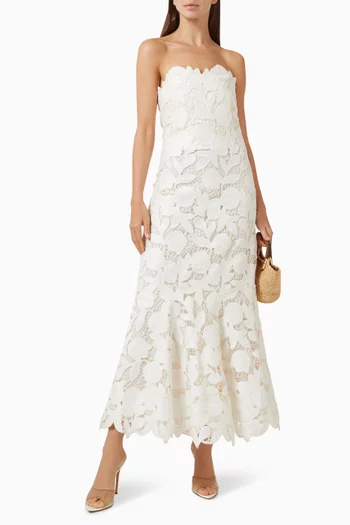 Valletta Bustier Midi Dress