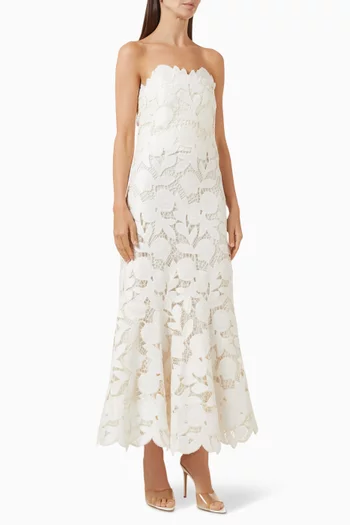 Valletta Bustier Midi Dress