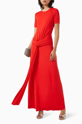 Nalani Short-sleeved Gown in Jersey