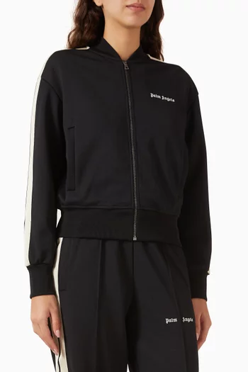 جاكيت بومبر رياضي بشعار الماركة