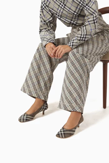 Baby Check 45 Pumps in Knit