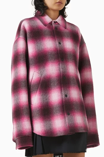 Padded Check Shirt in Fannel