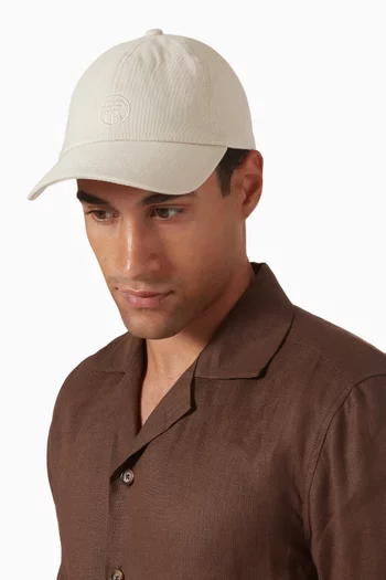 Logo Cap in Cotton Canvas