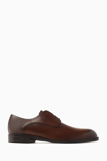 Derby Shoes in Smooth Leather
