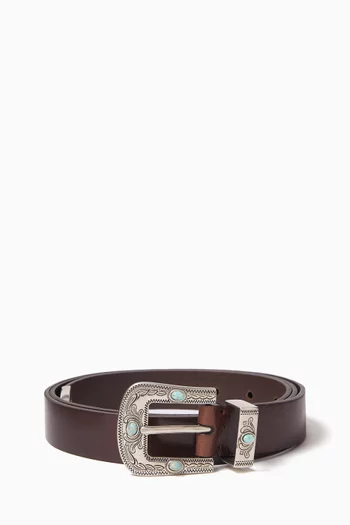 Pull-up Belt in Calfskin