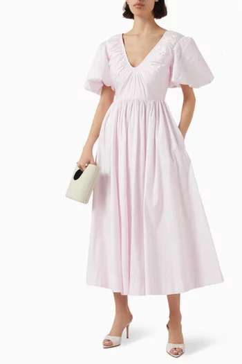 Esmerie Midi Dress in Cotton