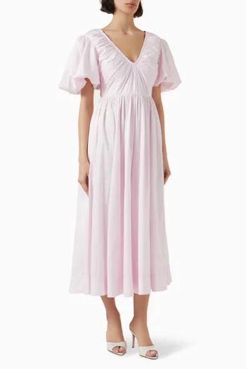 Esmerie Midi Dress in Cotton