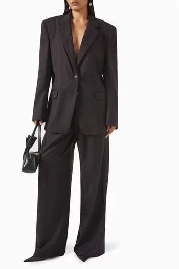 Classic Oversized Blazer in Wool