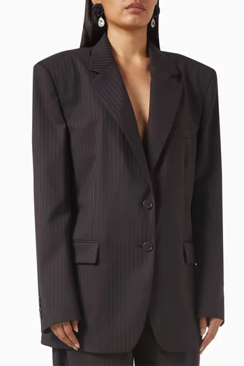 Classic Oversized Blazer in Wool