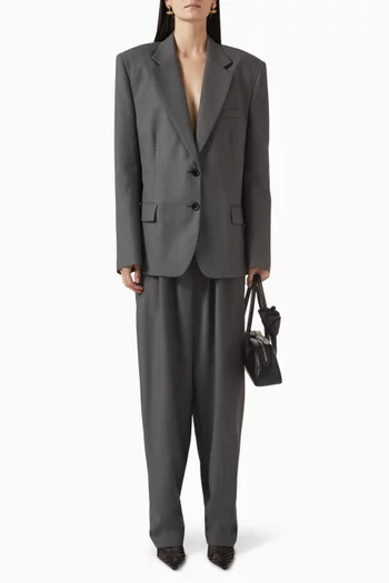 Oversized Blazer in Lamb Wool Blend