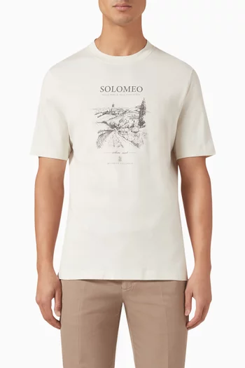 Solomeo T-shirt in Cotton
