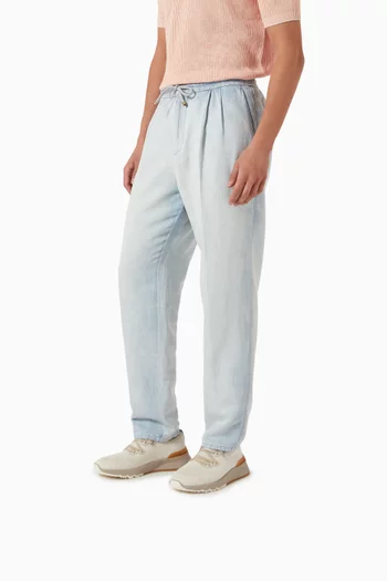 Sneakers in Cotton Chiné Knit