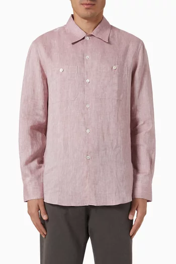 Easy-fit Shirt in Linen