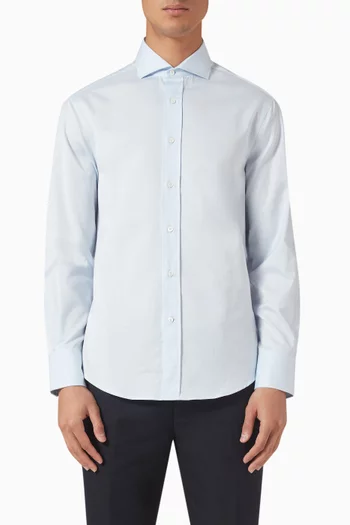 Slim Shirt in Cotton Twill