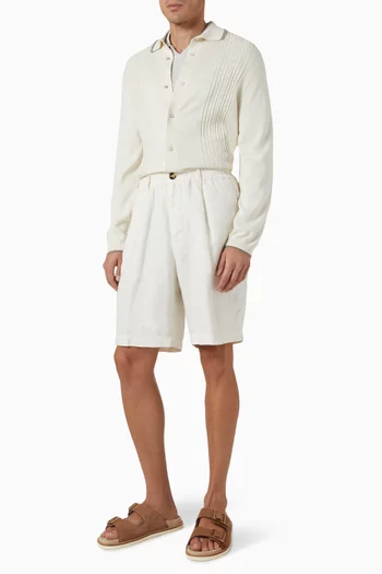 Bermuda Shorts in Linen